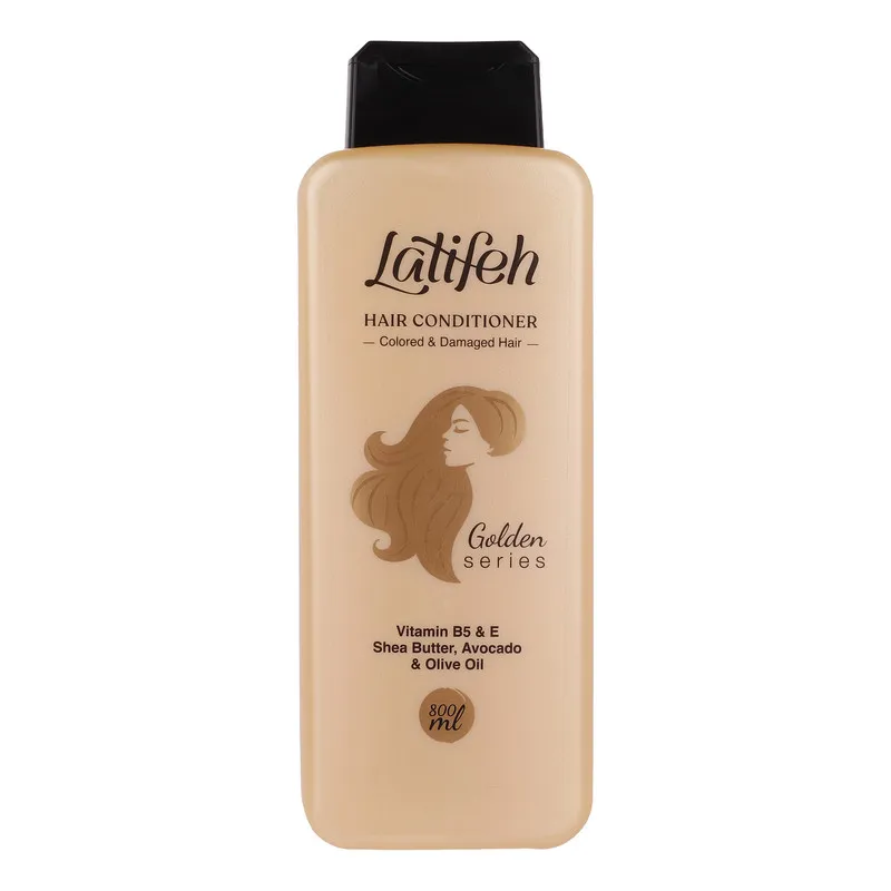 نرمکننده مو لطیفه مدل Golden Series حجم 800 میلیلیتر