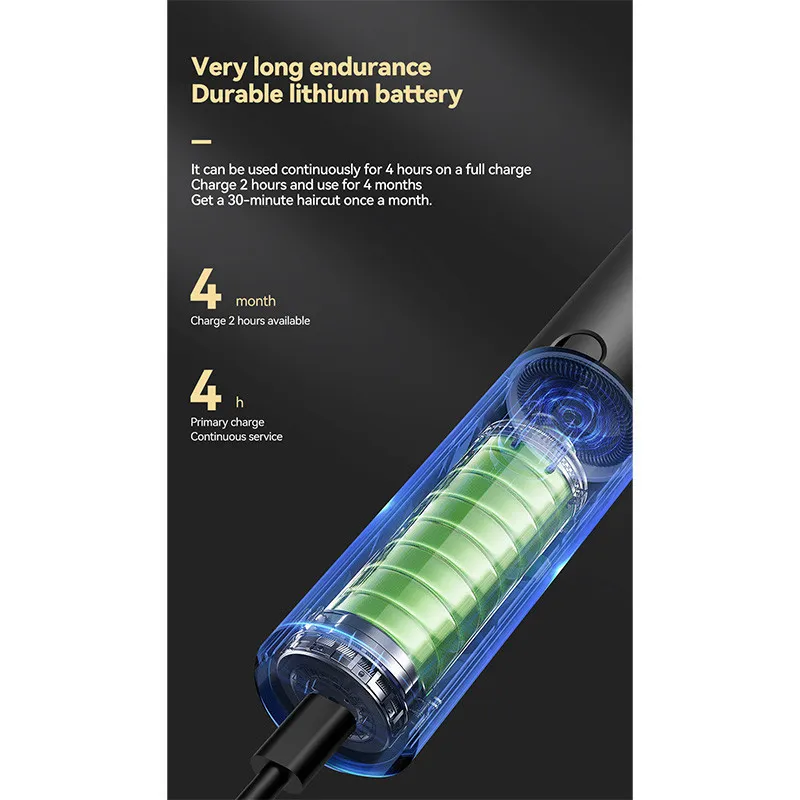 ماشین اصلاح موی سر و صورت شارژی ایکس او مدل CF20 - تصویر 4