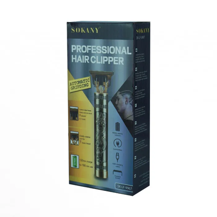 ماشین اصلاح موی سر و صورت شارژی سوکانی مدل SK-LF9967 با باتری 180 دقیقه کارکرد، تیغه استیل ضد زنگ، قابلیت اصلاح صفر و خط زن، طراحی ارگونومیک و 4 شانه تنظیم سایز 1 تا 4 میلیمتر - تصویر 3