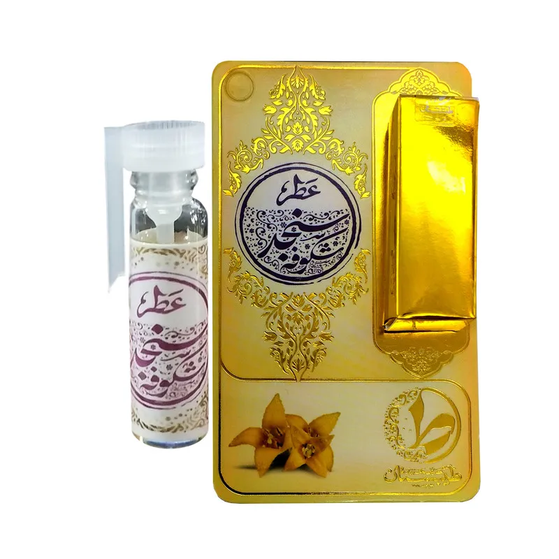 عطر جیبی طیبستان مدل شکوفه سنجد  کد 102493 حجم 1 میلی لیتر - تصویر 4