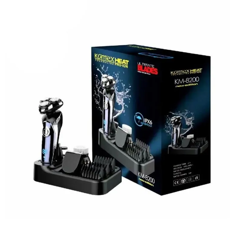 ماشین اصلاح موی صورت و بدن شارژی کومکس مدل km-8200 - تصویر 3