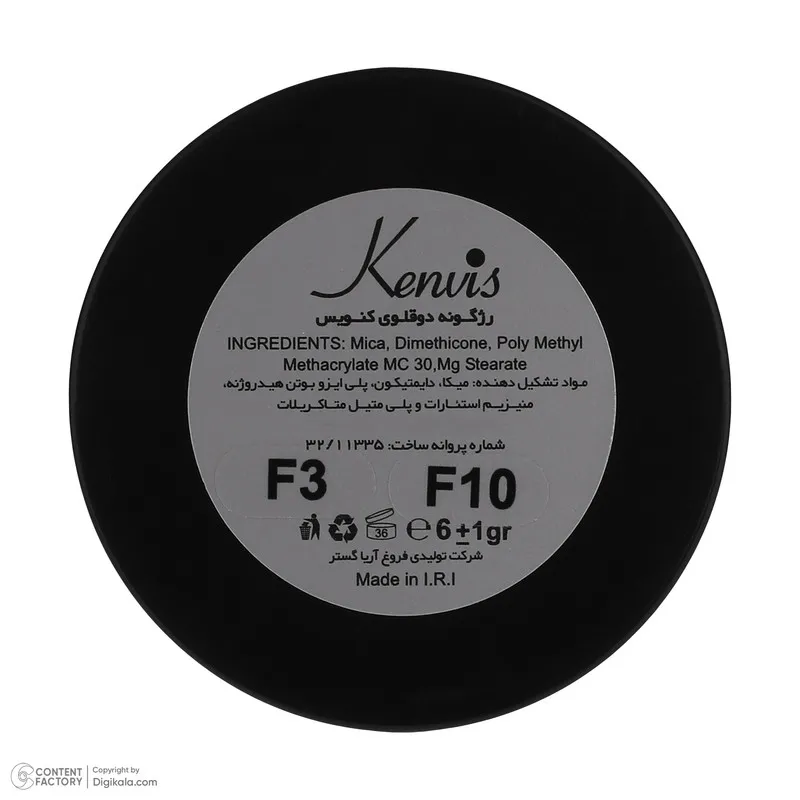 پالت رژ گونه کنویس شماره F3-F10 - تصویر 4