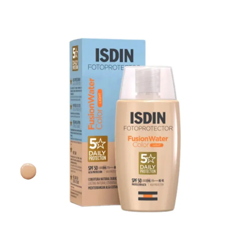 کرم ضد آفتاب رنگی ایزدین SPF 50 مدل FCL مناسب انواع پوست حجم 50 میلیلیتر - تصویر 2