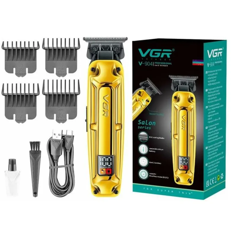 ماشین اصلاح موی سر و صورت وی جی ار مدل V-904 - تصویر 5