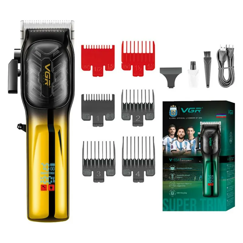 ماشین اصلاح موی سر و صورت شارژی وی جی ار مدل V-654 - تصویر 3