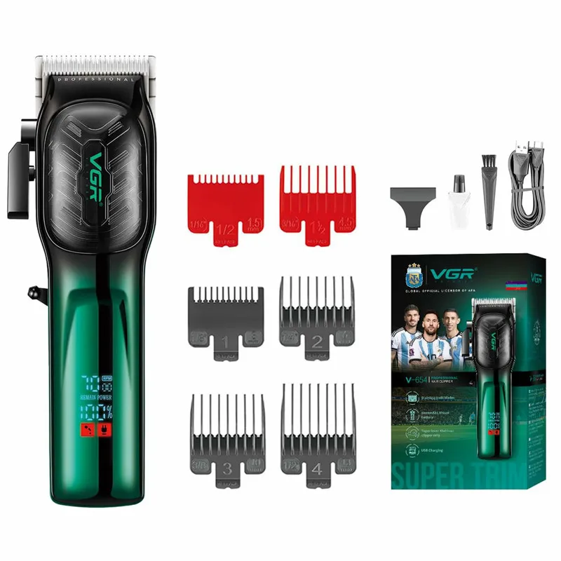 ماشین اصلاح موی سر و صورت شارژی وی جی ار مدل V-654 - تصویر 5