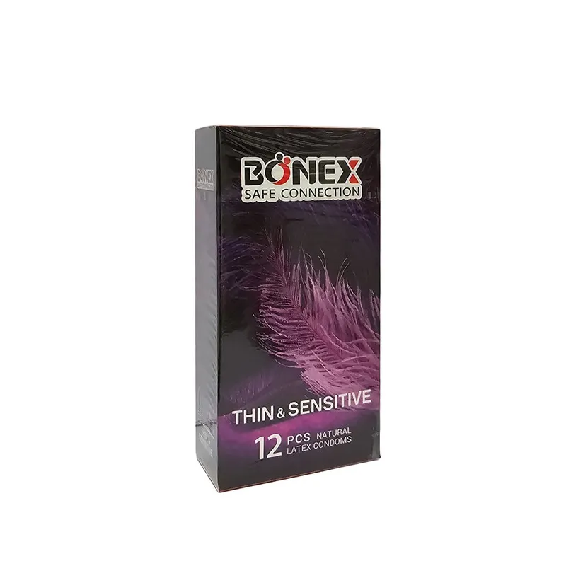 کاندوم بونکس مدل Thin - Sensitive بسته 12 عددی - تصویر 2