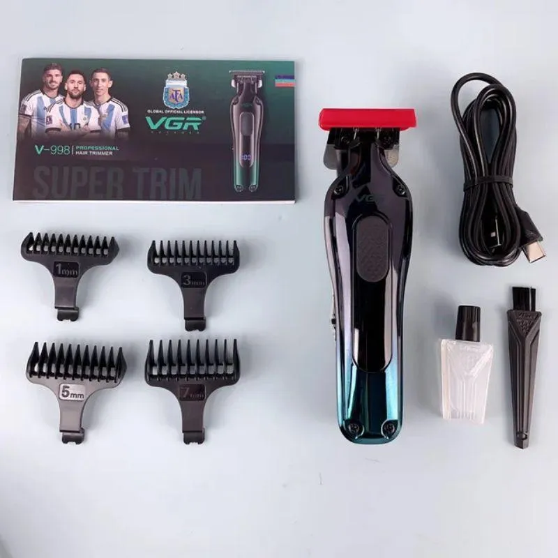 ماشین اصلاح موی سر و صورت شارژی وی جی ار مدل V-998 - تصویر 4