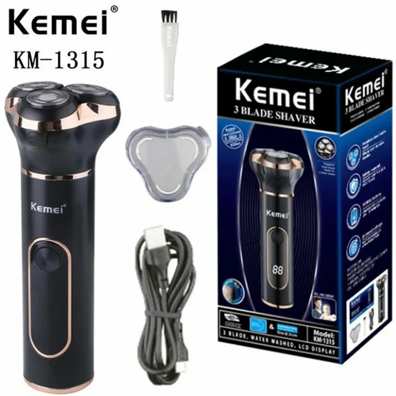 ماشین اصلاح موی صورت و بدن شارژی کیمی مدل KM-1315 - تصویر 4