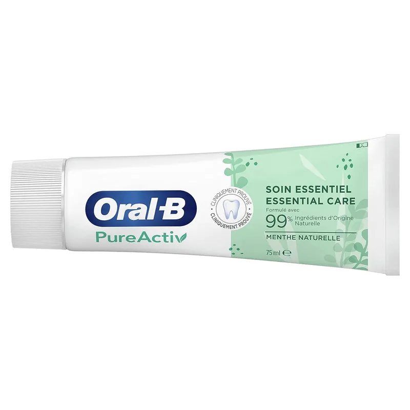 خمیردندان اورال-بی مدل PureActiv حجم 75 میلی لیتر - تصویر 2