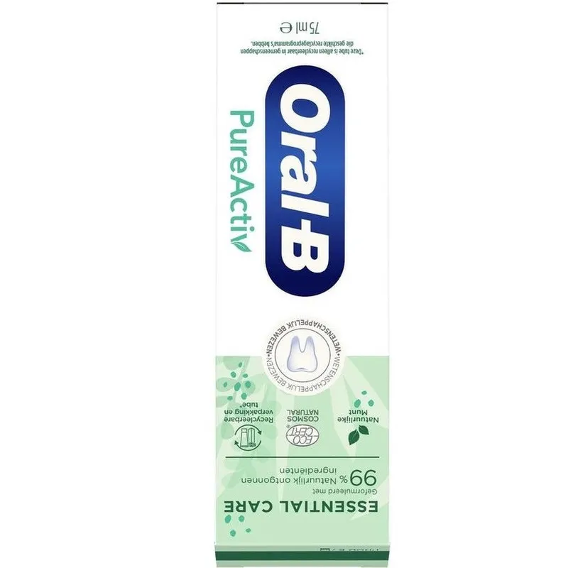 خمیردندان اورال-بی مدل PureActiv حجم 75 میلی لیتر - تصویر 6