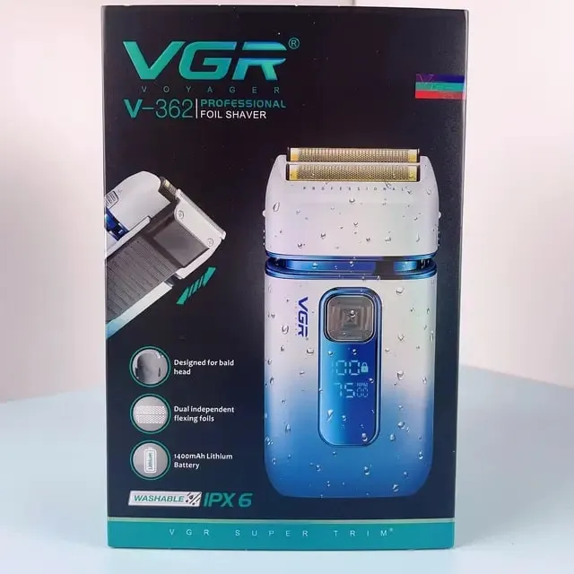 ماشین اصلاح موی صورت شارژی وی جی ار مدل V362 - تصویر 4