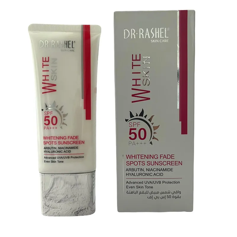کرم ضد آفتاب بدون رنگ دکتر راشل SPF 50 مدل Whitening Fade Spots ‌مناسب برای انواع پوست حجم 50 میلی لیتر - تصویر 3