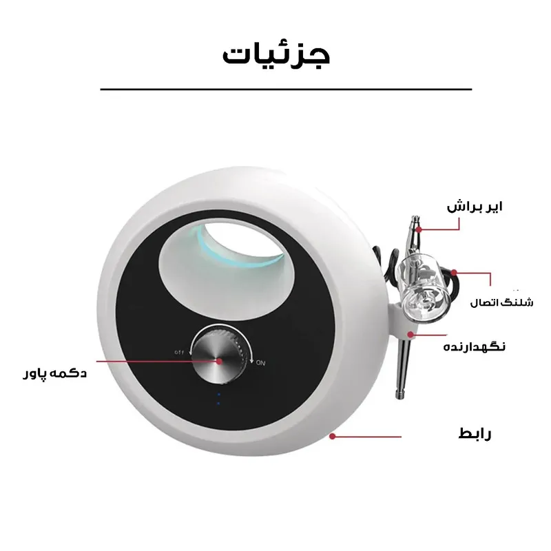 دستگاه آبرسان پوست مدل ZM123 - تصویر 2