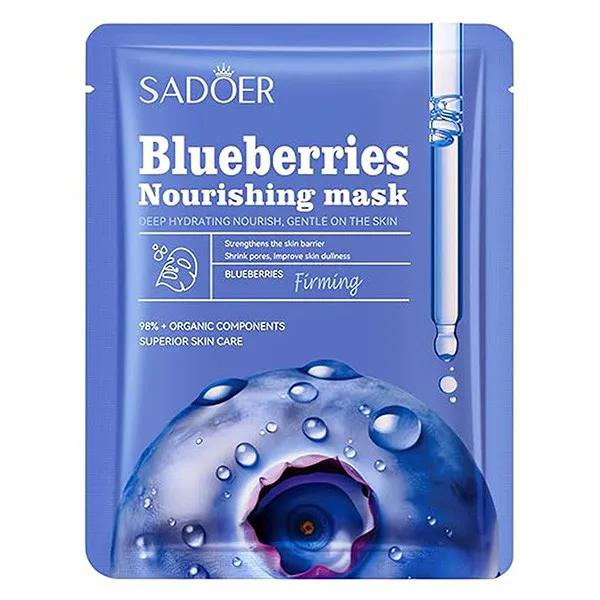 ماسک ورقهای صورت سادور مدل آبرسان پک 7 عددی با هیالورونیک اسید، مرطوبکننده، نرمکننده، ترمیمکننده، آرامشبخش، روشنکننده، ضد آکنه و آنتیاکسیدان برای انواع پوست و استفاده خانمها و آقایان - تصویر 4