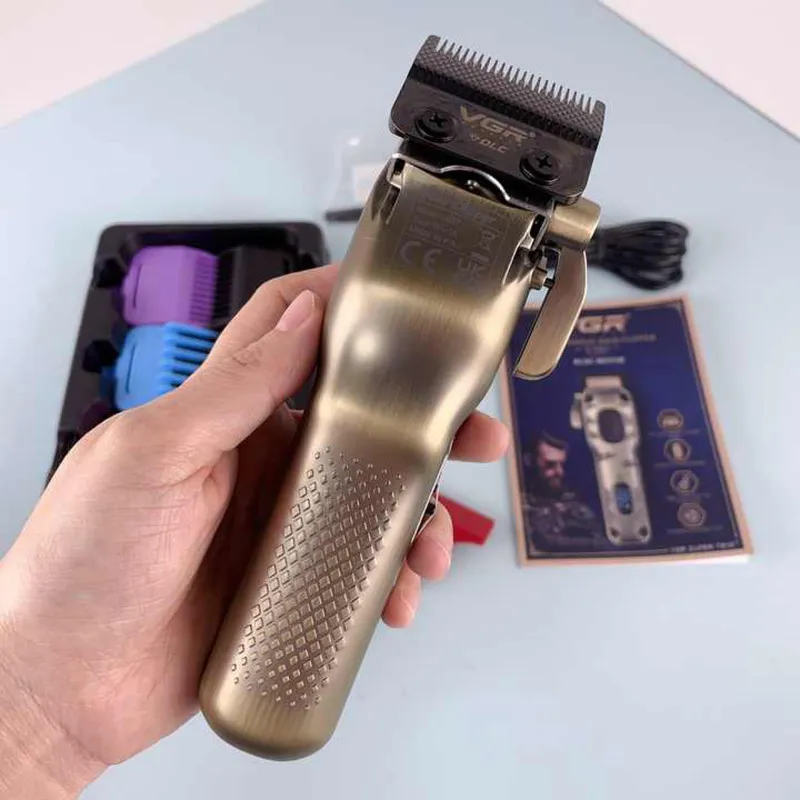 ماشین اصلاح موی سر و صورت وی جی ار شارژی مدل V-027 - تصویر 6
