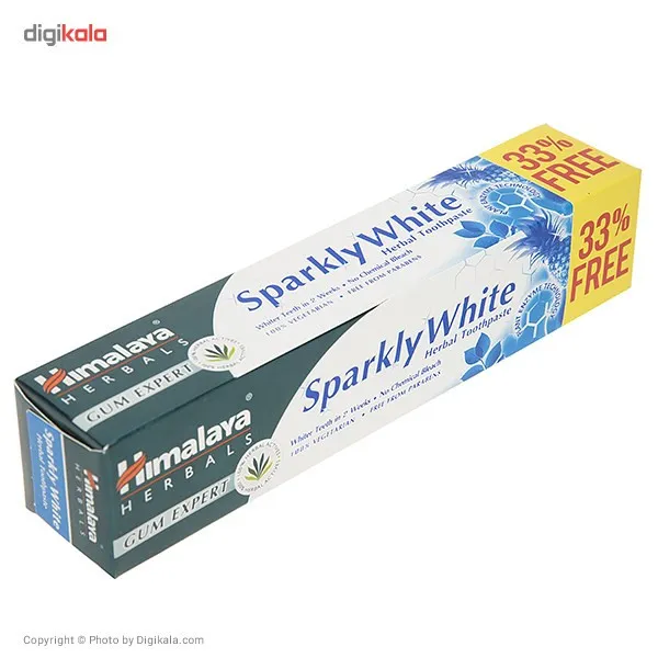 خمیر دندان هیمالیا مدل Sparkly White حجم 100 میلی لیتر - تصویر 3