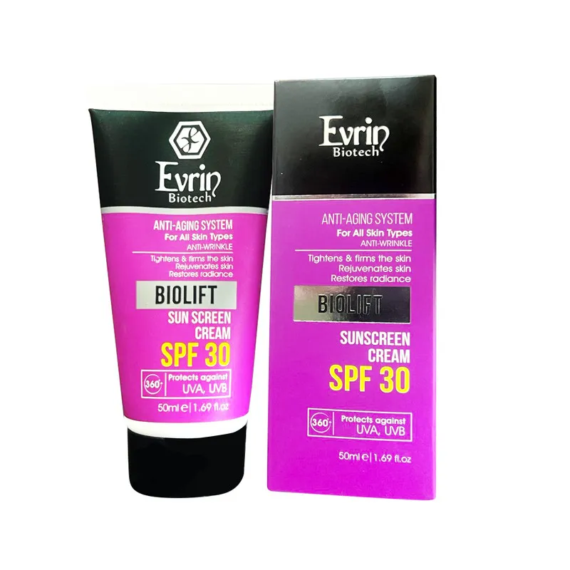 کرم ضد آفتاب بدون رنگ اورین +SPF 30 مدل biolift مناسب انواع پوست حجم 50 میلیلیتر - تصویر 2