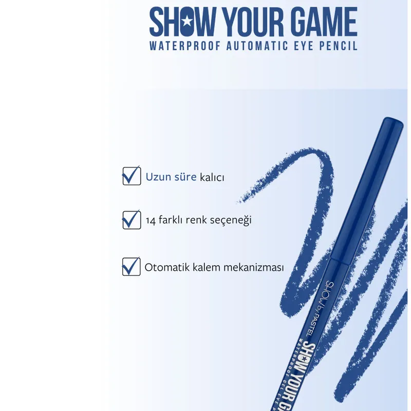 مداد چشم پاستل مدل SHOW YOUR GAME شماره 413 - تصویر 6