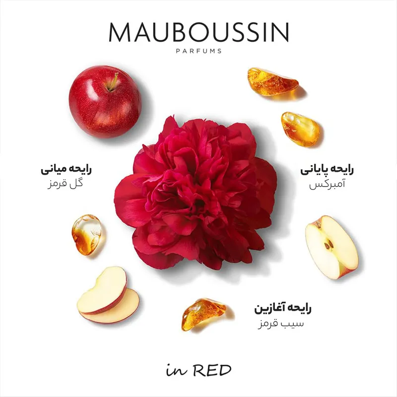 ادوپرفیوم زنانه مابوسین مدل in Red حجم 100 میلیلیتر - تصویر 5