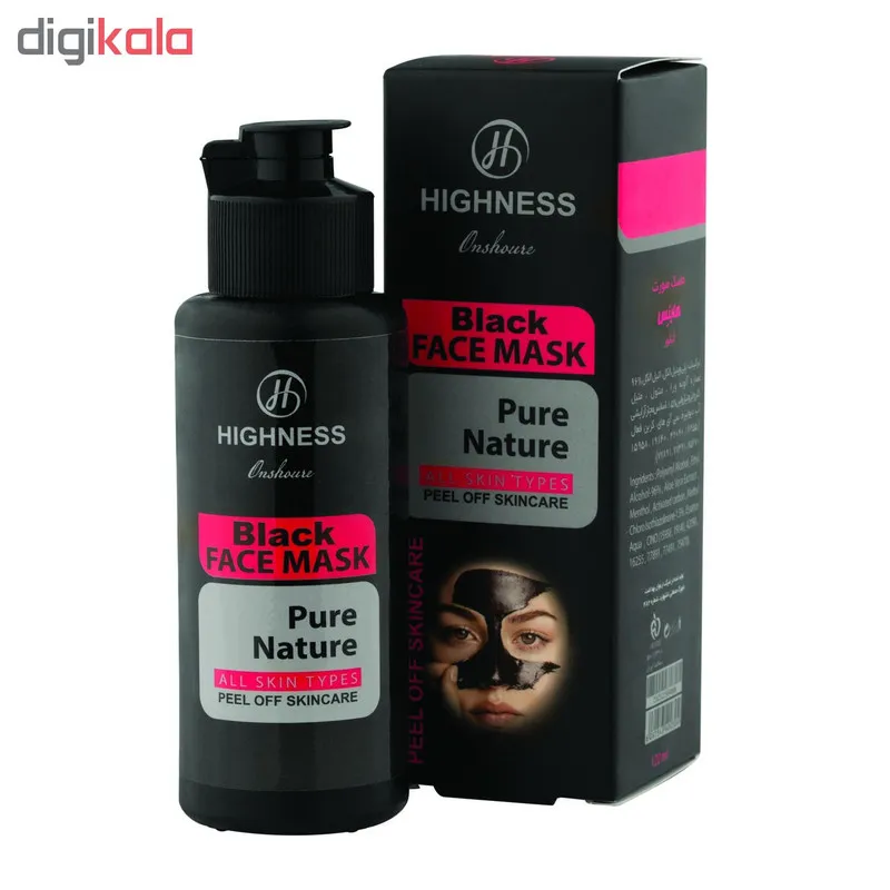 ماسک صورت انشور هاینس مدل black حجم 120 میلی لیتر - تصویر 2