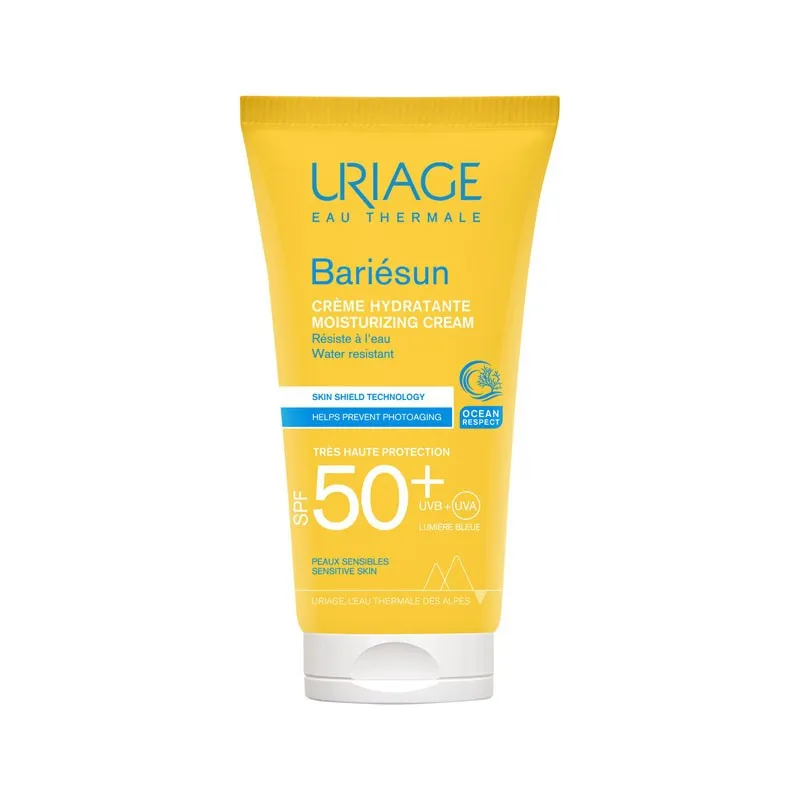 کرم ضد آفتاب بدون رنگ اوریاژ SPF 50 مدل bari مناسب پوستهای حساس حجم ۵۰ میلی لیتر