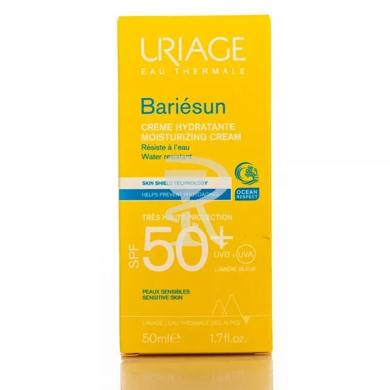 کرم ضد آفتاب بدون رنگ اوریاژ SPF 50 مدل bari مناسب پوستهای حساس حجم ۵۰ میلی لیتر - تصویر 2