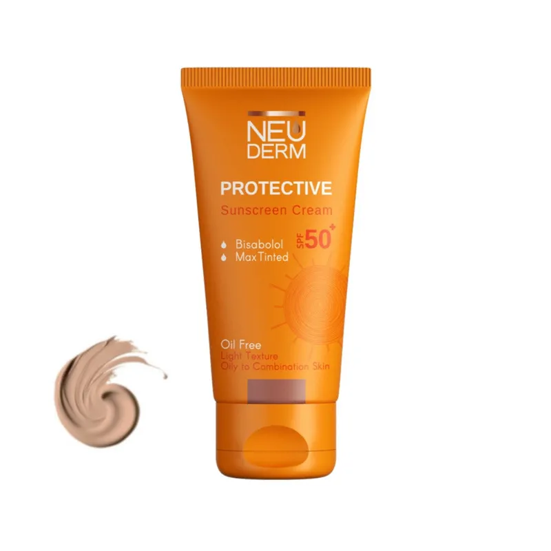 کرم ضد آفتاب رنگی نئودرم SPF 30 مدل MAX مناسب پوستهای مختلط حجم 50 میلیلیتر - تصویر 2