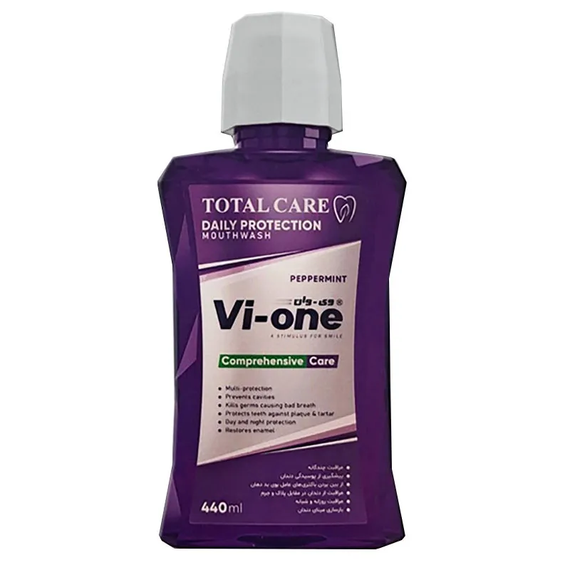 دهان شویه وی وان مدل TOTAL CARE حجم 440 میلی لیتر - تصویر 2