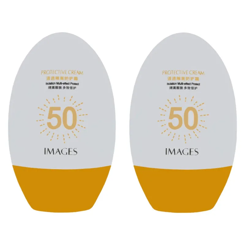 کرم ضد آفتاب بدون رنگ ایمجز SPF 50 مدل Protective مناسب انواع پوست حجم 45 میلیلیتر مجموعه 2 عددی