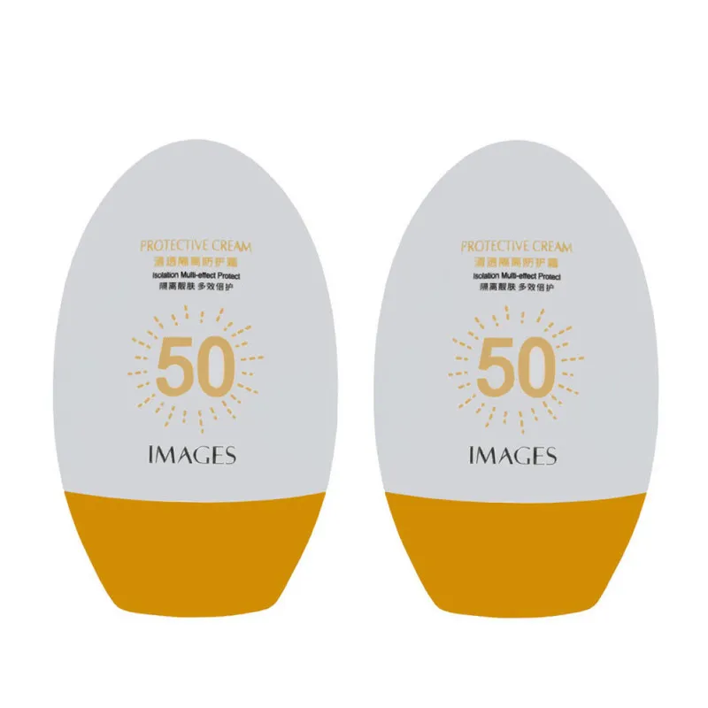 کرم ضد آفتاب بدون رنگ ایمجز SPF 50 مدل Protective مناسب انواع پوست حجم 45 میلیلیتر مجموعه 2 عددی - تصویر 2