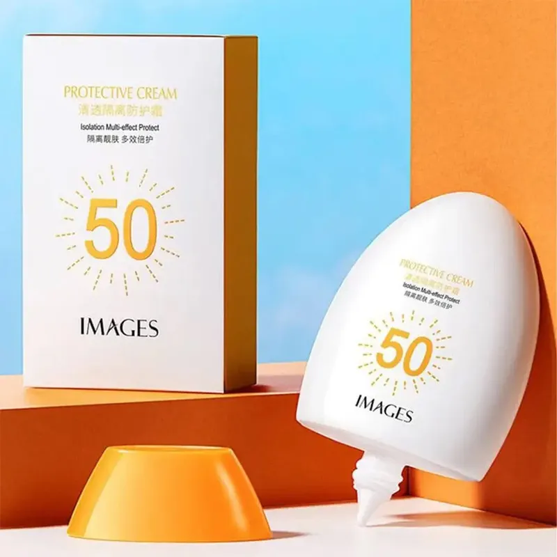 کرم ضد آفتاب بدون رنگ ایمجز SPF 50 مدل Protective مناسب انواع پوست حجم 45 میلیلیتر مجموعه 2 عددی - تصویر 4