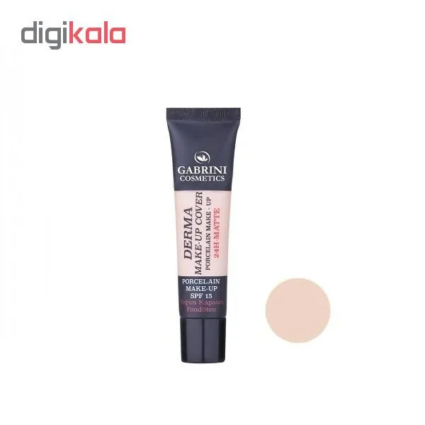 کرم پودر گابرینی مدل Derma شماره 101 حجم 40 میلی لیتر - تصویر 2