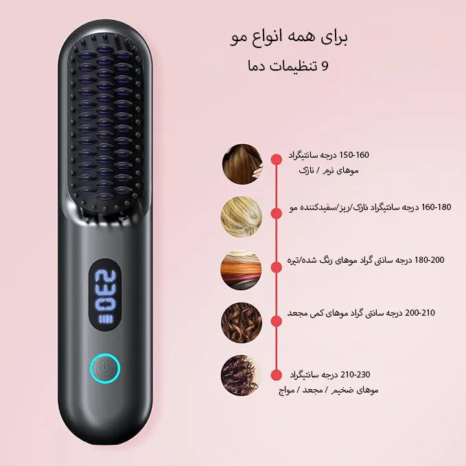 برس حرارتی مدل SL-620 - تصویر 4