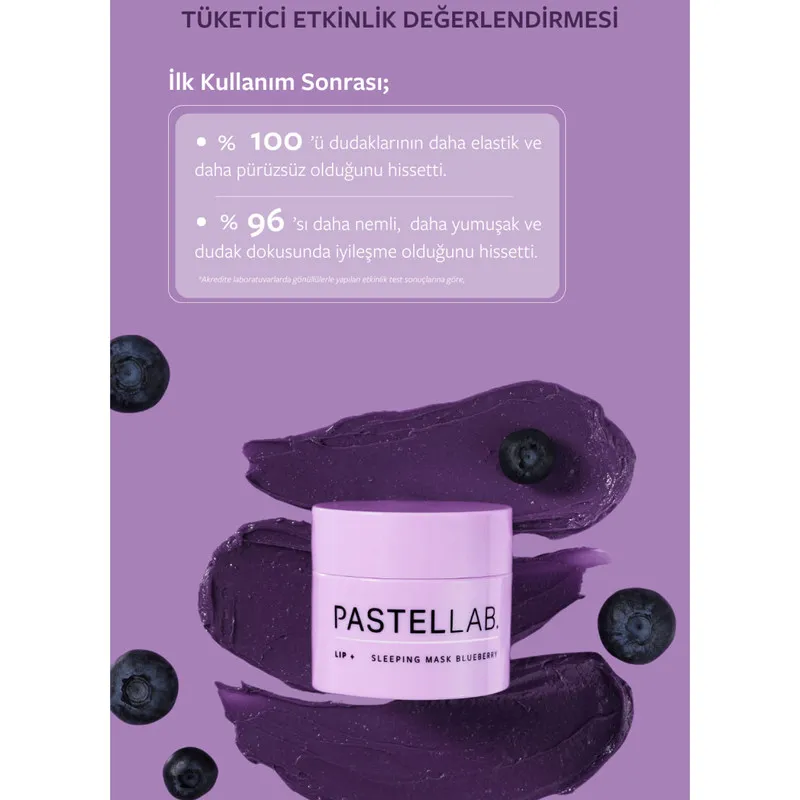 ماسک لب پاستل مدل Blueberry وزن 10 گرم - تصویر 5