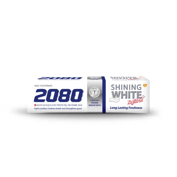 خمیر دندان بیست هشتاد 2080 مدل Shining White حجم 100 میلی لیتر - تصویر 3