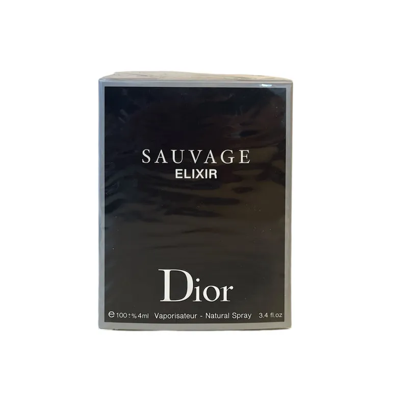ادو پرفیوم مردانه نیو پرستیژ کالر مدل Sauvage elixir رایحه گرم حجم ۱۰۰ میلی لیتر - تصویر 2