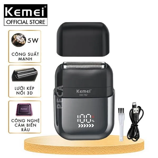 ماشین اصلاح موی صورت شارژی کیمی مدل KM-T82 - تصویر 4