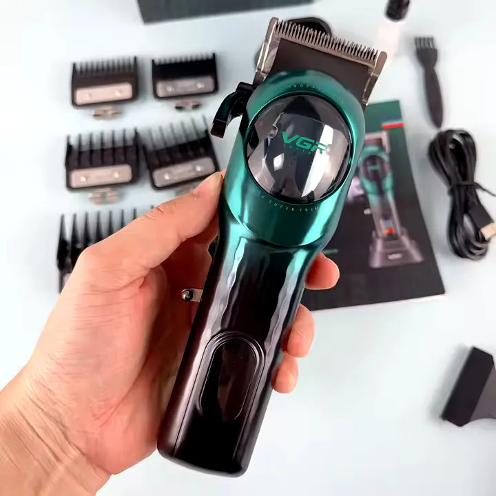 ماشین اصلاح مو سر و صورت شارژی وی جی ار مدل v166 - تصویر 5