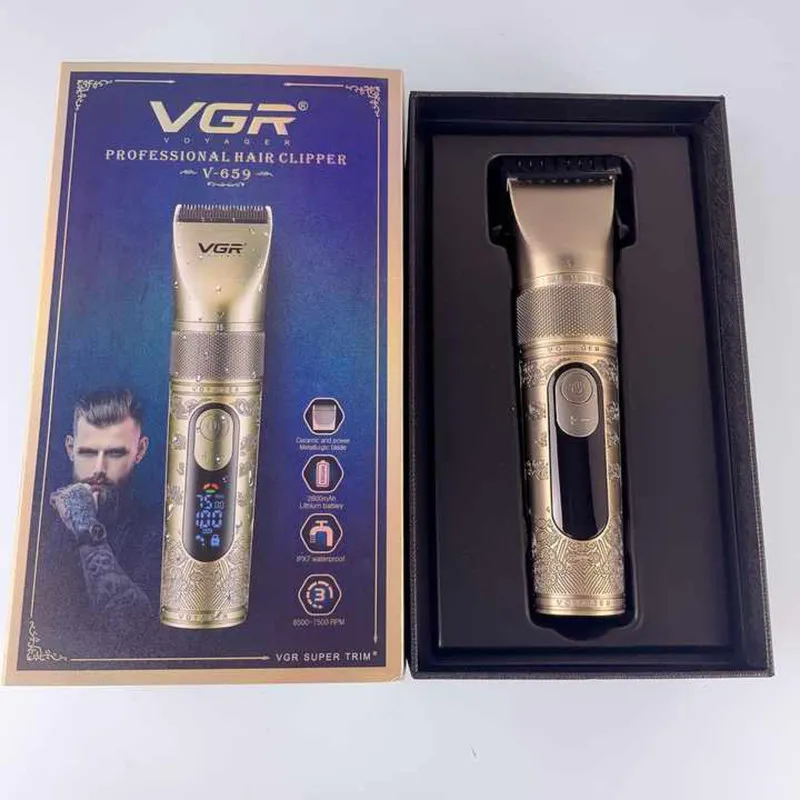 ماشین اصلاح موی سر و صورت شارژی وی جی ار مدل V-659 - تصویر 5