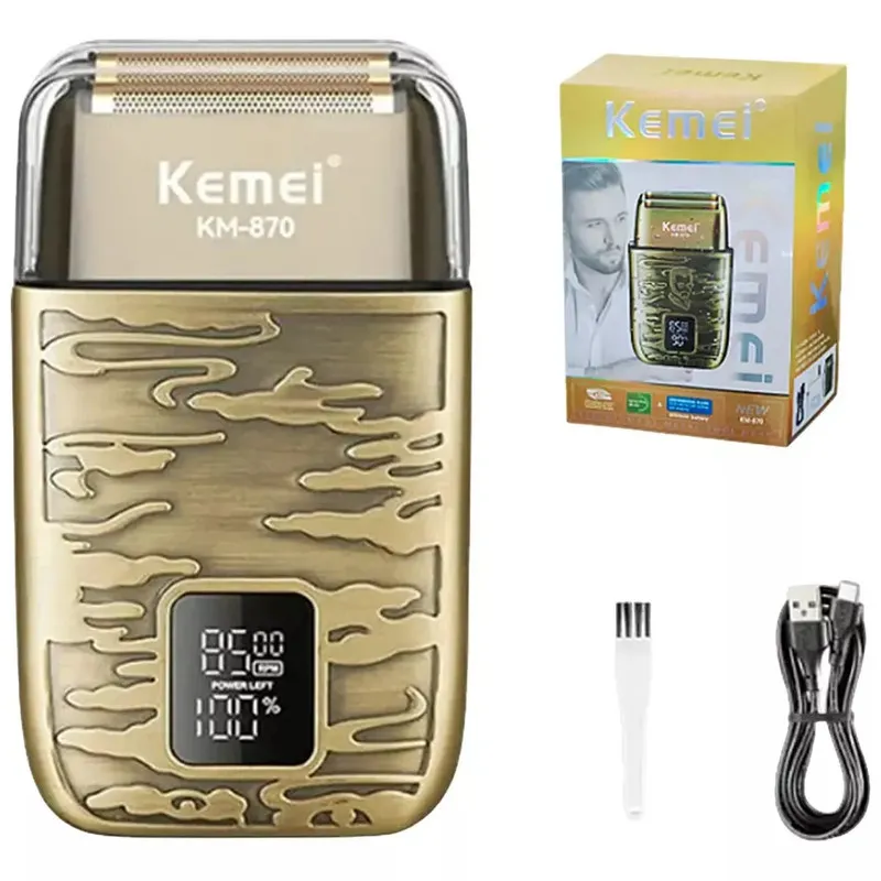 ماشین اصلاح موی صورت شارژی کیمی مدل KM870 - تصویر 2