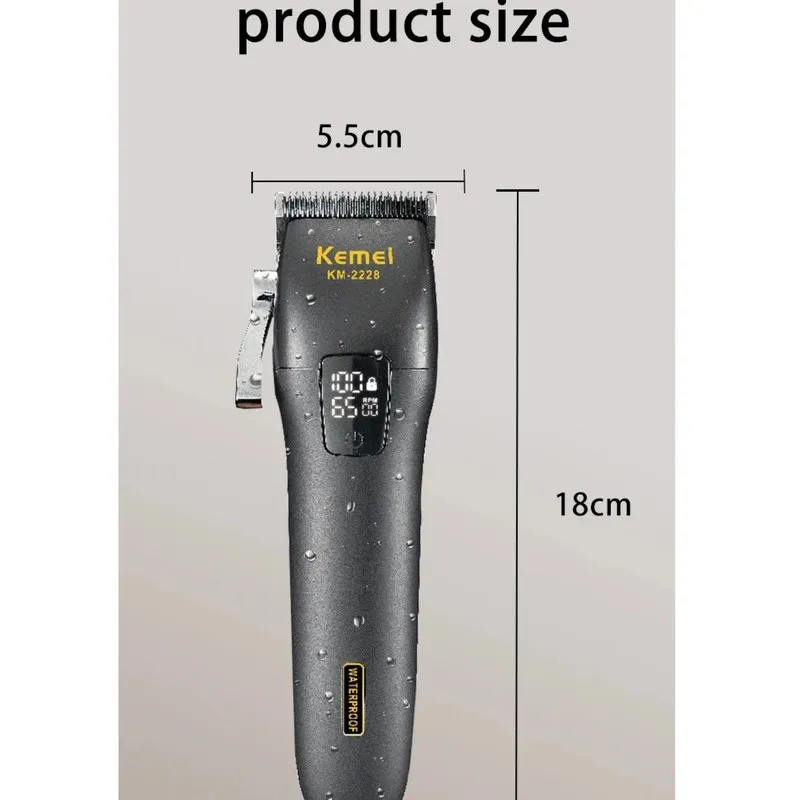 ماشین اصلاح موی سر و صورت کیمی مدل KM-2228 - تصویر 2