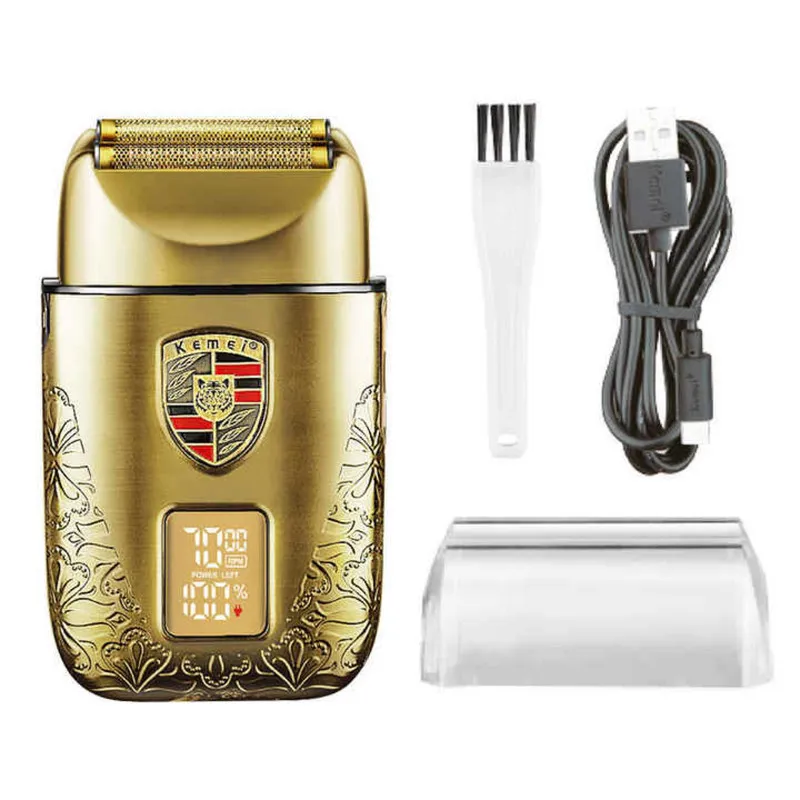 ست ماشین اصلاح موی صورت و بدن کیمی شارژی مدل KM-T93 - تصویر 6