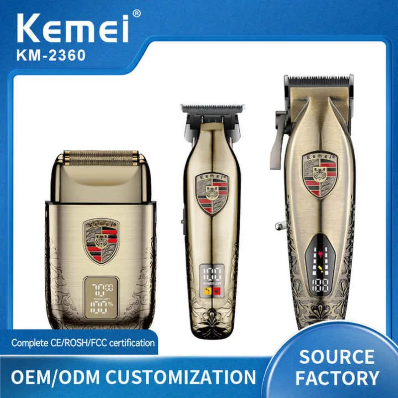 ماشین اصلاح موی سر و صورت کیمی مدل KM-2360 مجموعه 3 عددی - تصویر 6