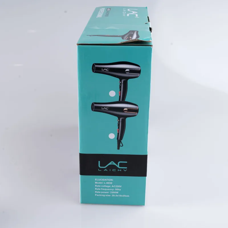 سشوار حرفهای 2200 وات لایچی مدل L-9050، موتور AC، وزن 990 گرم، المنت فلز، دارای سری متمرکزکننده باریک با ویژگی صافکنندگی، با قابلیت باد سرد - تصویر 3