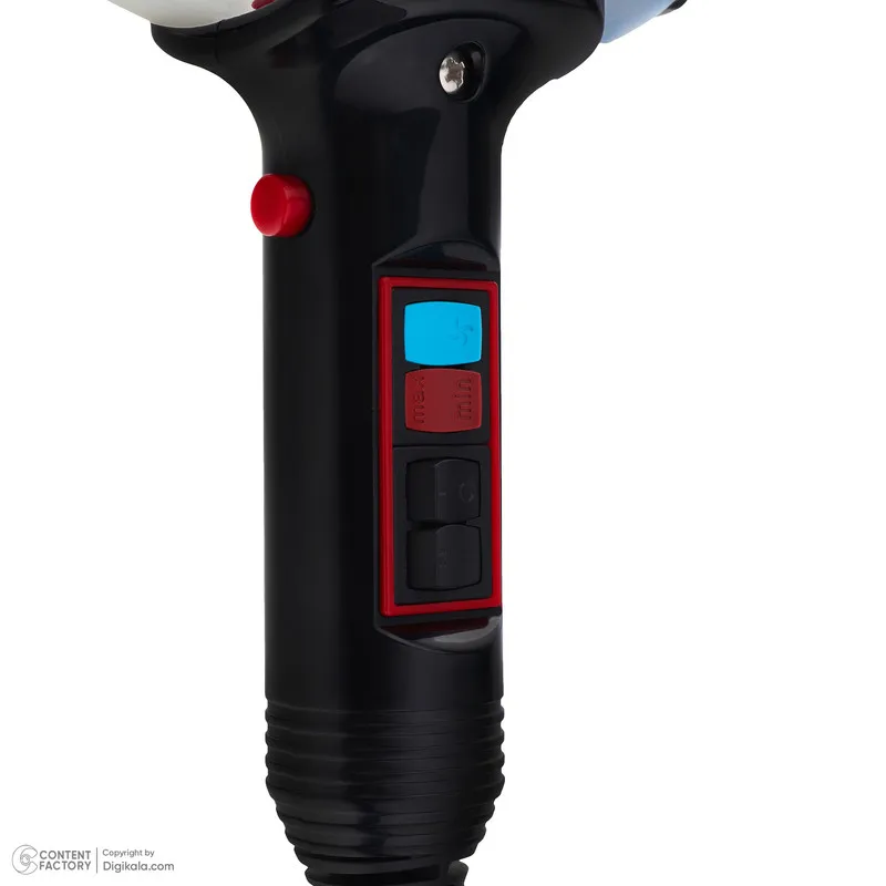 سشوار حرفه‌ای 1600 وات گوسونیک مدل GHD-224، موتور AC، وزن 900 گرم، دارای سری متمرکز‌کننده باریک با ویژگی صاف‌کنندگی - تصویر 6