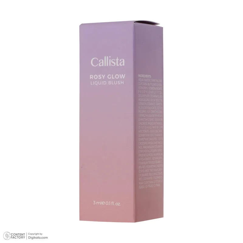 رژگونه مایع کالیستا مدل Rosy Glow شماره 10 - تصویر 5