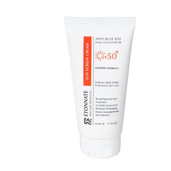 کرم ضد آفتاب  بدون رنگ  ایتونانت  +SPF50  مدل مینرال  محافظ   UVA ،UVB،  ، ضد چروک، مرطوب‌کننده، مناسب انواع پوست حجم 50 میلی‌لیتر - تصویر 3