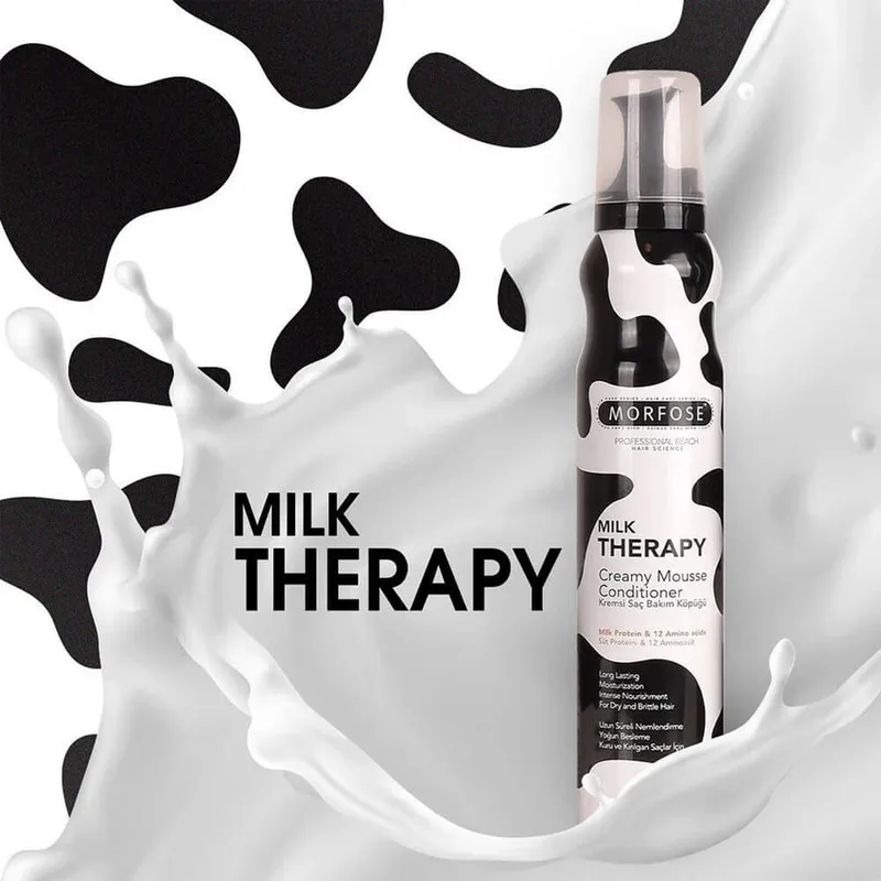نرمکننده مو مورفوس مدل milk therapy حجم 350 میلیلیتر - تصویر 2