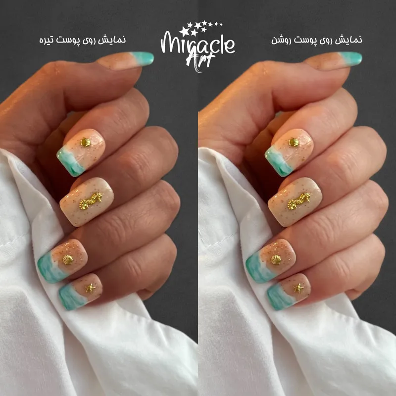 ناخن مصنوعی میراکل آرت کد 015M بسته 10 عددی - تصویر 2